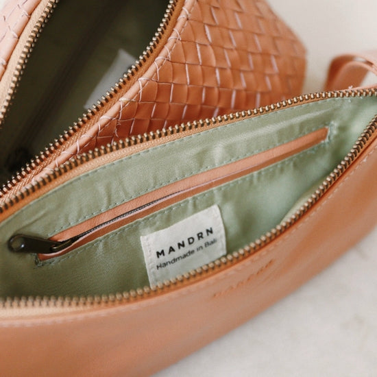 Mandrn • The Arlo Wristlet • Camel • Pick Your Size