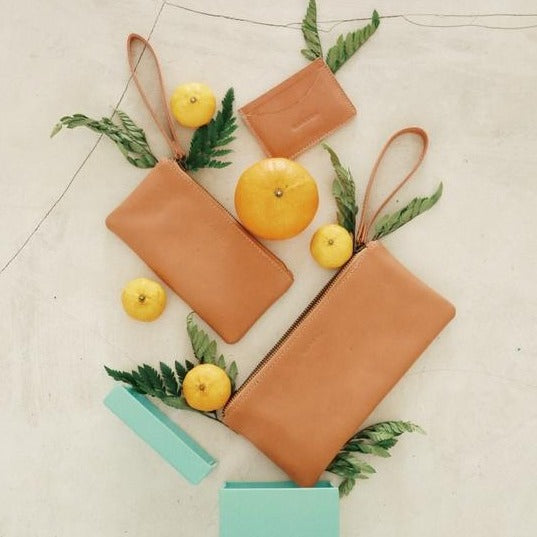Mandrn • The Arlo Wristlet • Camel • Pick Your Size