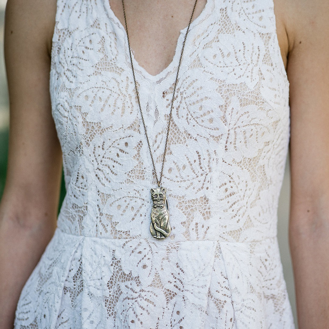Ornamental Things • Cat Knife Necklace