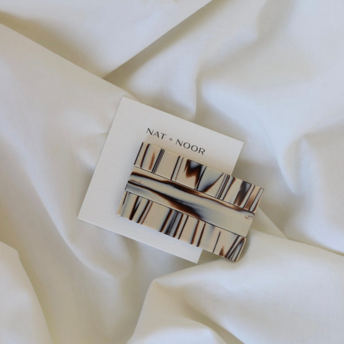 Nat + Noor • Flora 3 Hair Clips • Eucalyptus