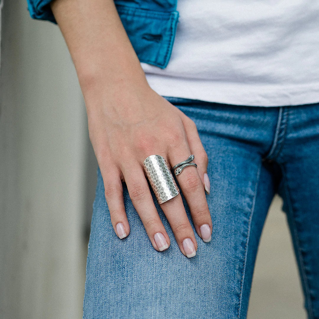 Ornamental Things • Cigar Band Ring • Silver