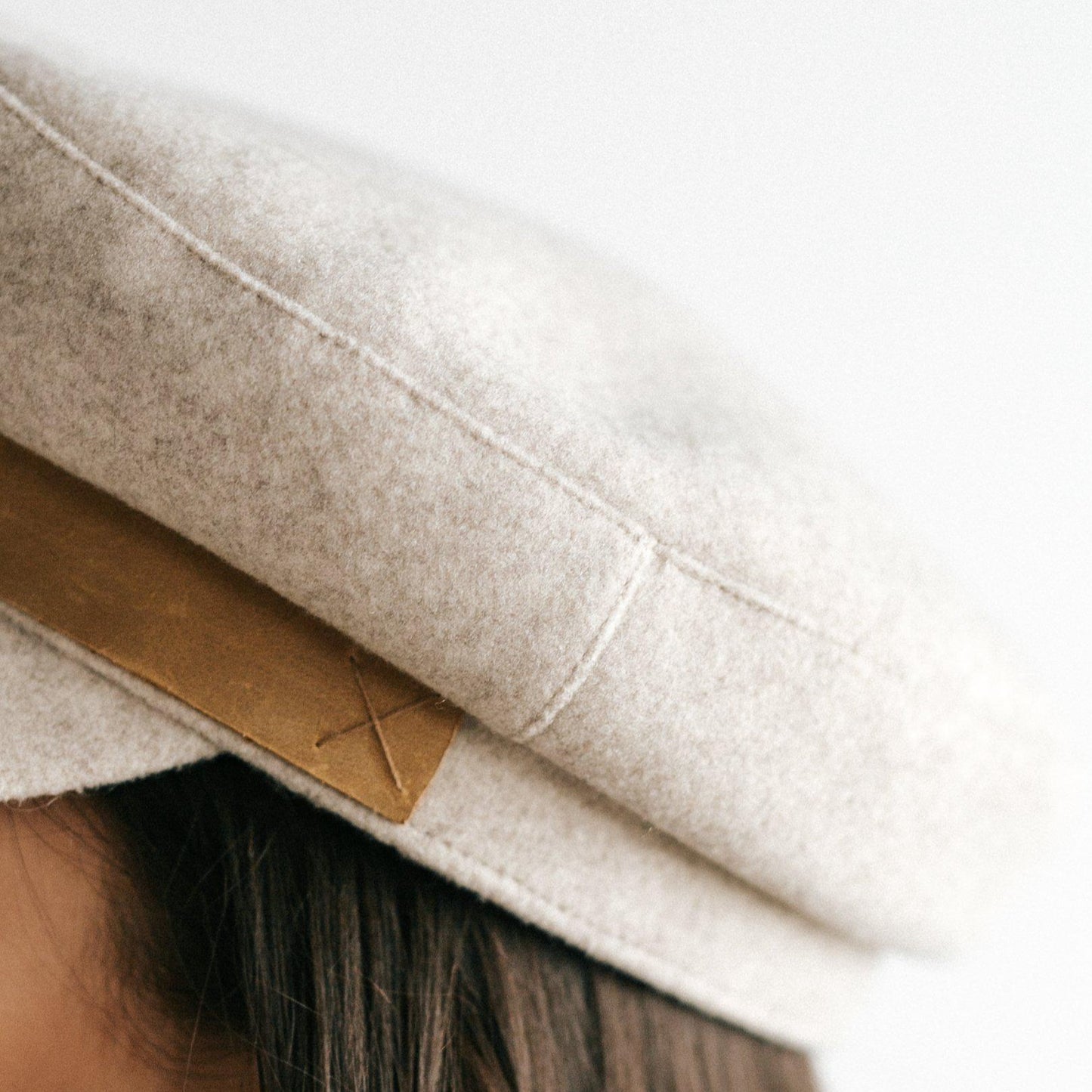Gigi Pip • James Felt Cap with Leather Band