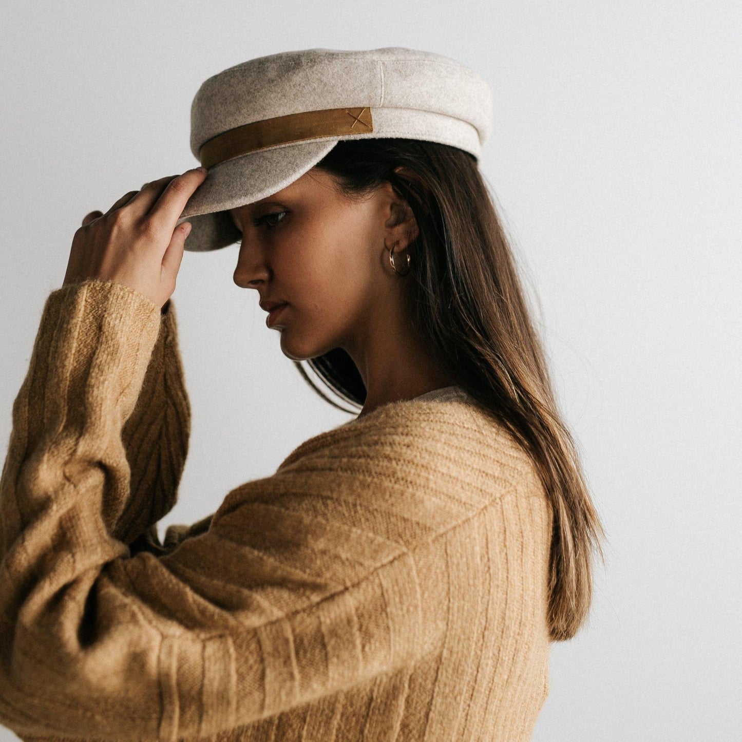 Gigi Pip • James Felt Cap with Leather Band