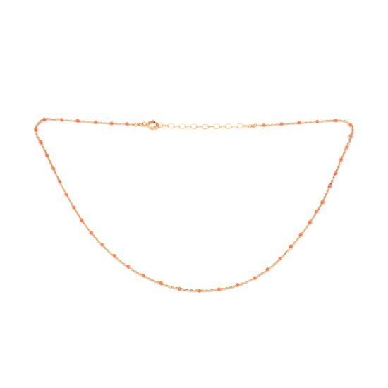 Dainty Enamel Choker Necklace • 14K Gold Fill • Pick Your Color