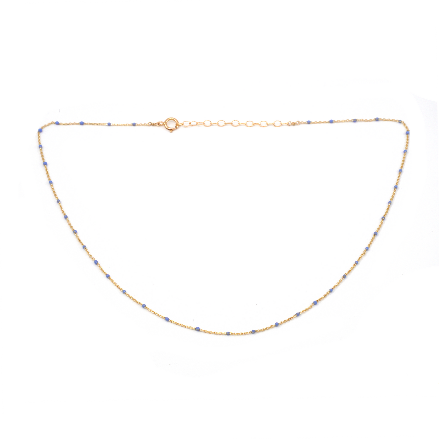 Dainty Enamel Choker Necklace • 14K Gold Fill • Pick Your Color