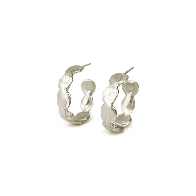 Goldelux • Reverie Hoop Earrings • Sterling Silver