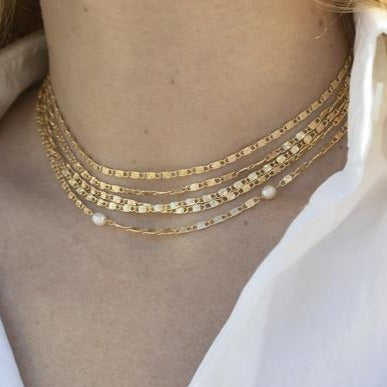 Sonny Chain Choker Necklace • Gold Plated