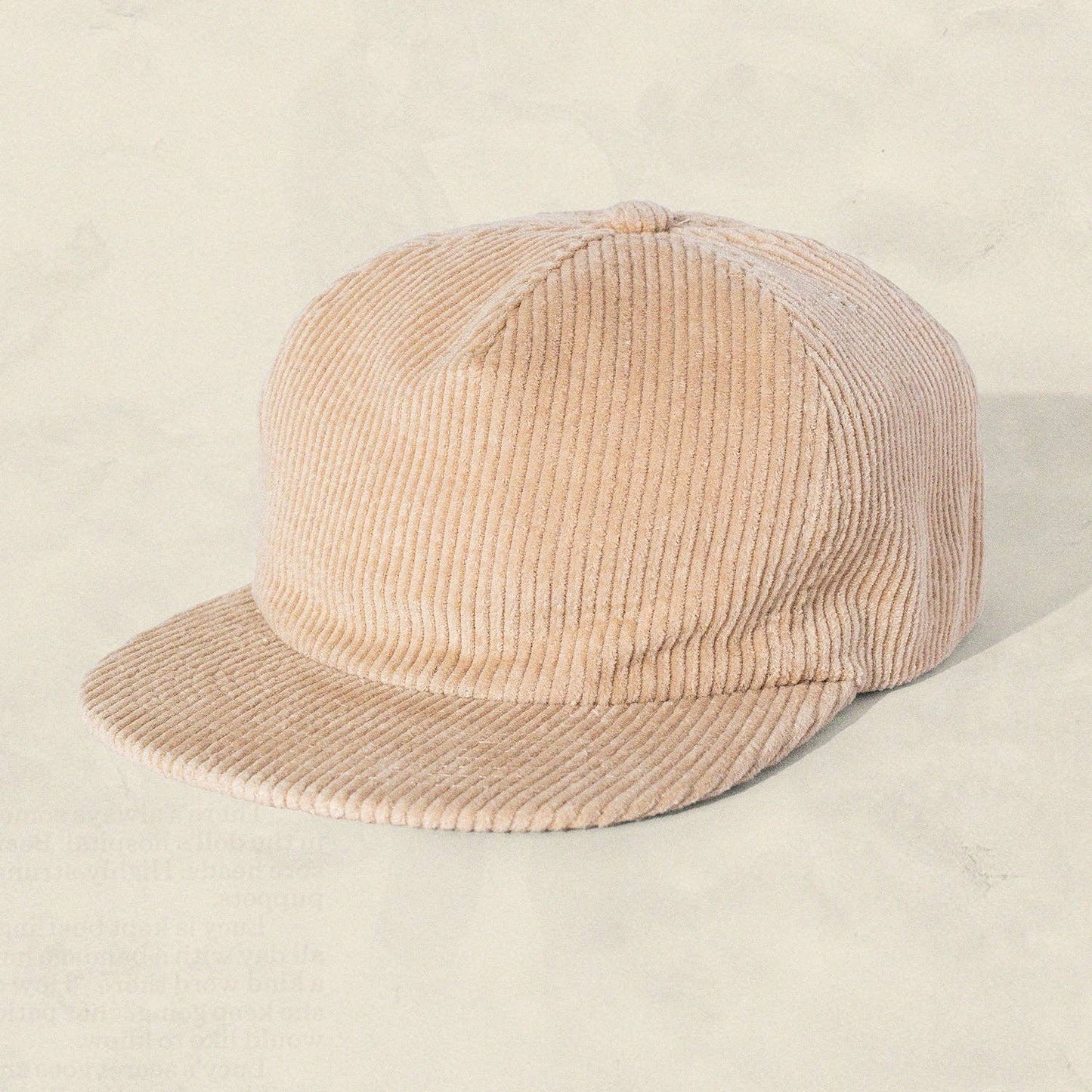 Corduroy Field Trip Hat • Eggshell