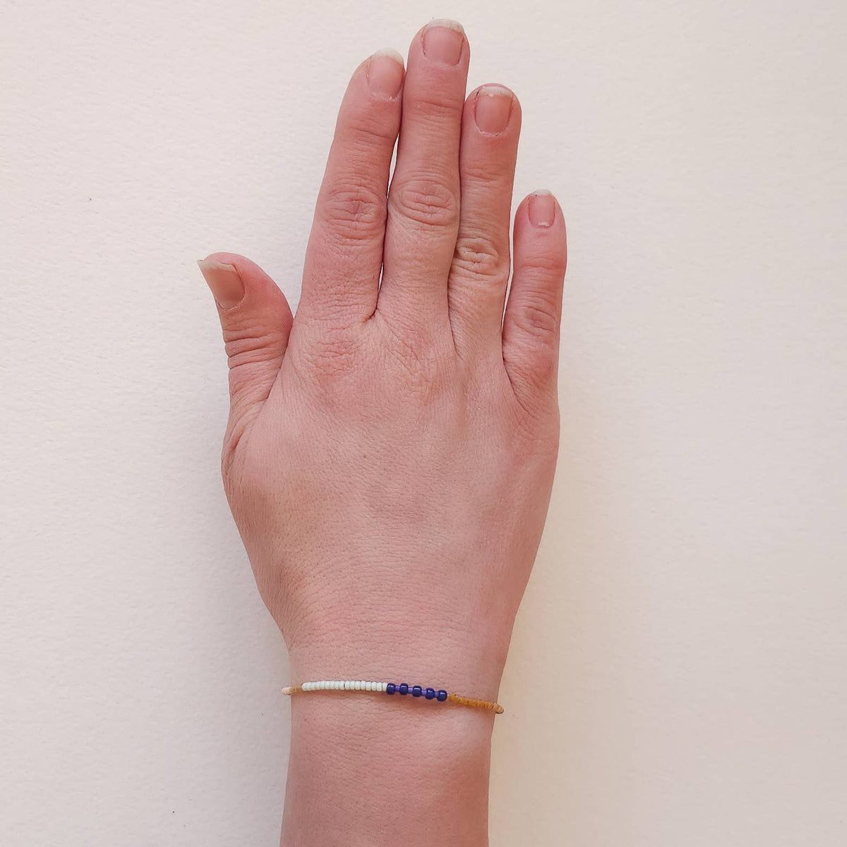 Adjustable Beaded Bracelet No. 162 • MultiColor