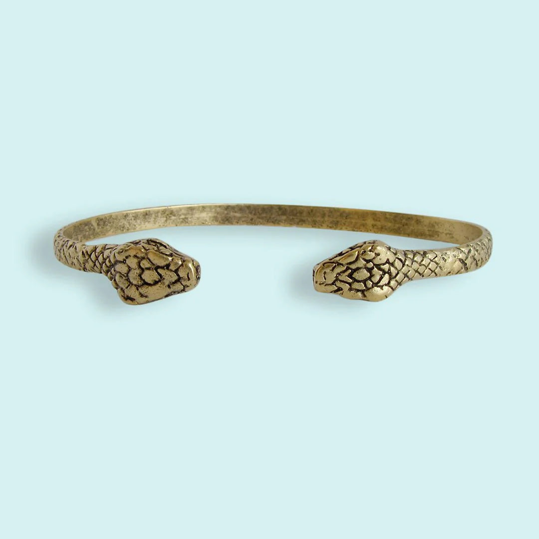 Ornamental Things • Snake Cuff Bracelet • Gold