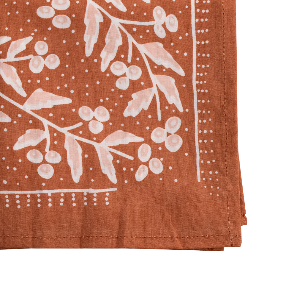 Cotton Bandana • No. 058 Terra • Soft Brown
