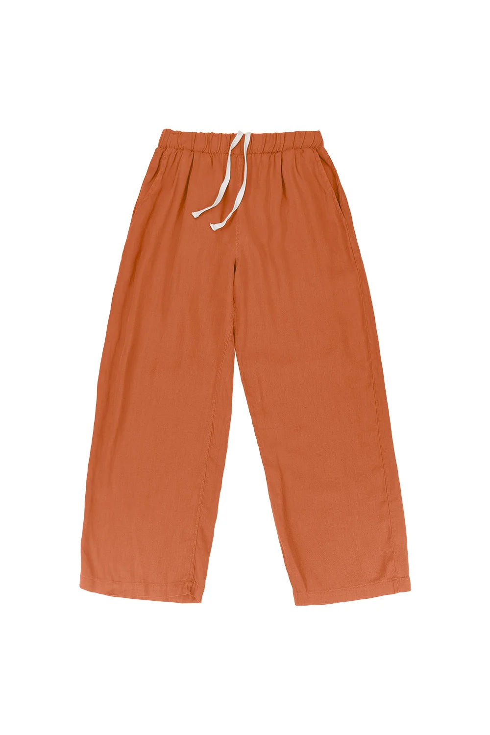 Jungmaven • Cambria Wide Leg Hemp Pant • Rooibos Tea Red