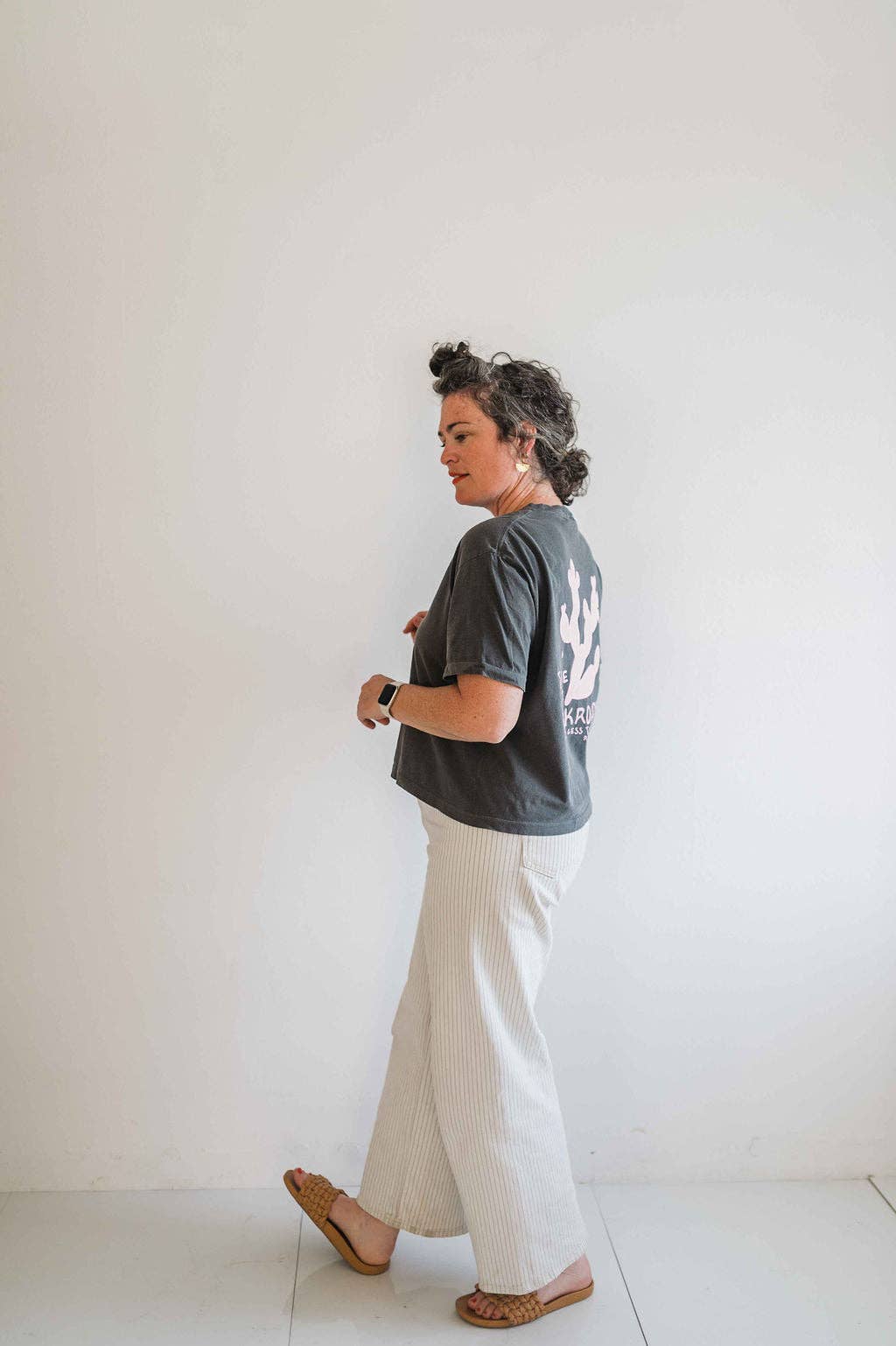 Cotton Tee • Take the Backroads • Charcoal