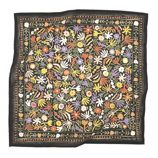 Cotton Bandana No. 131 Henri Dark Green