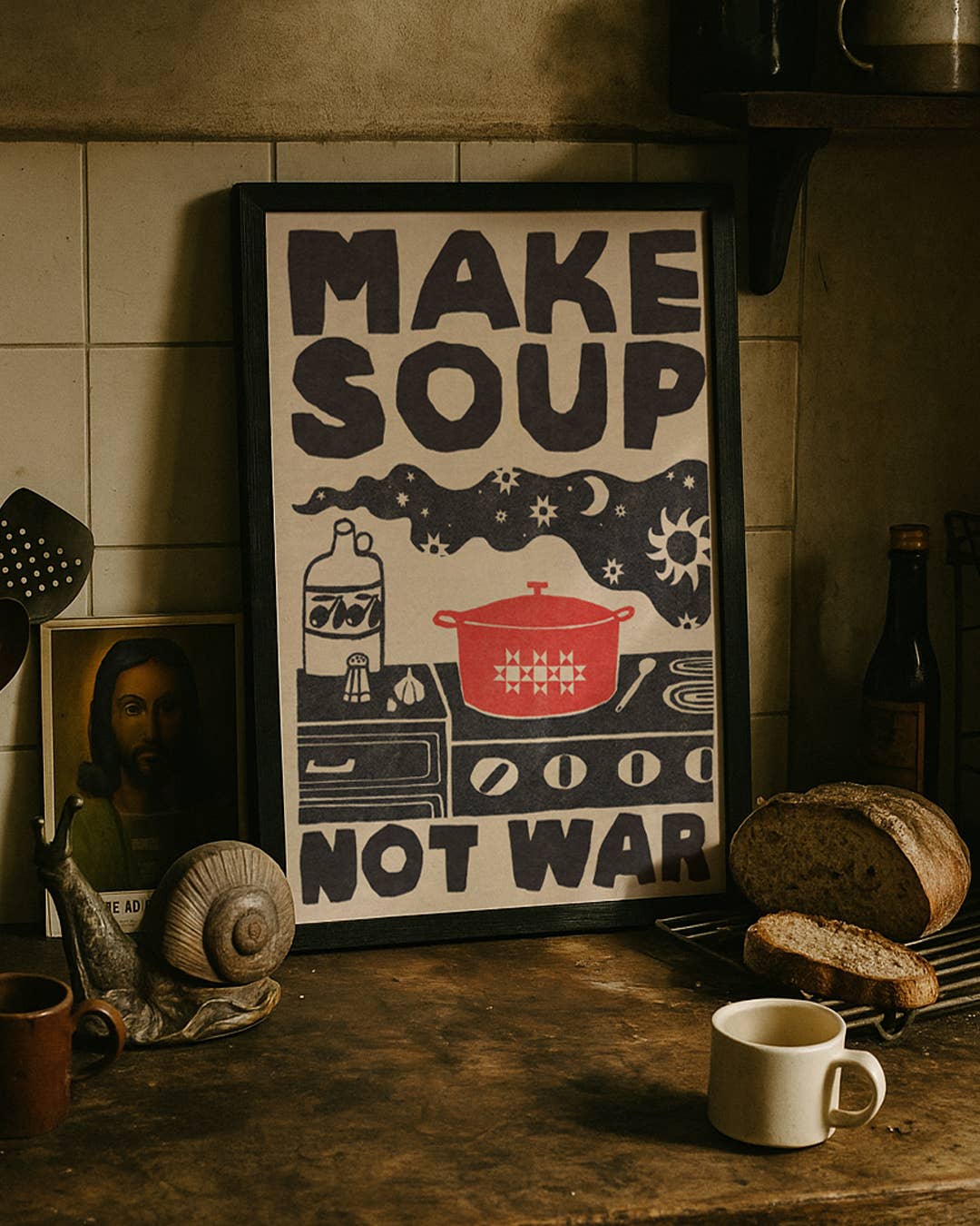 Anisa Makhoul • Art Print • Make Soup Not War