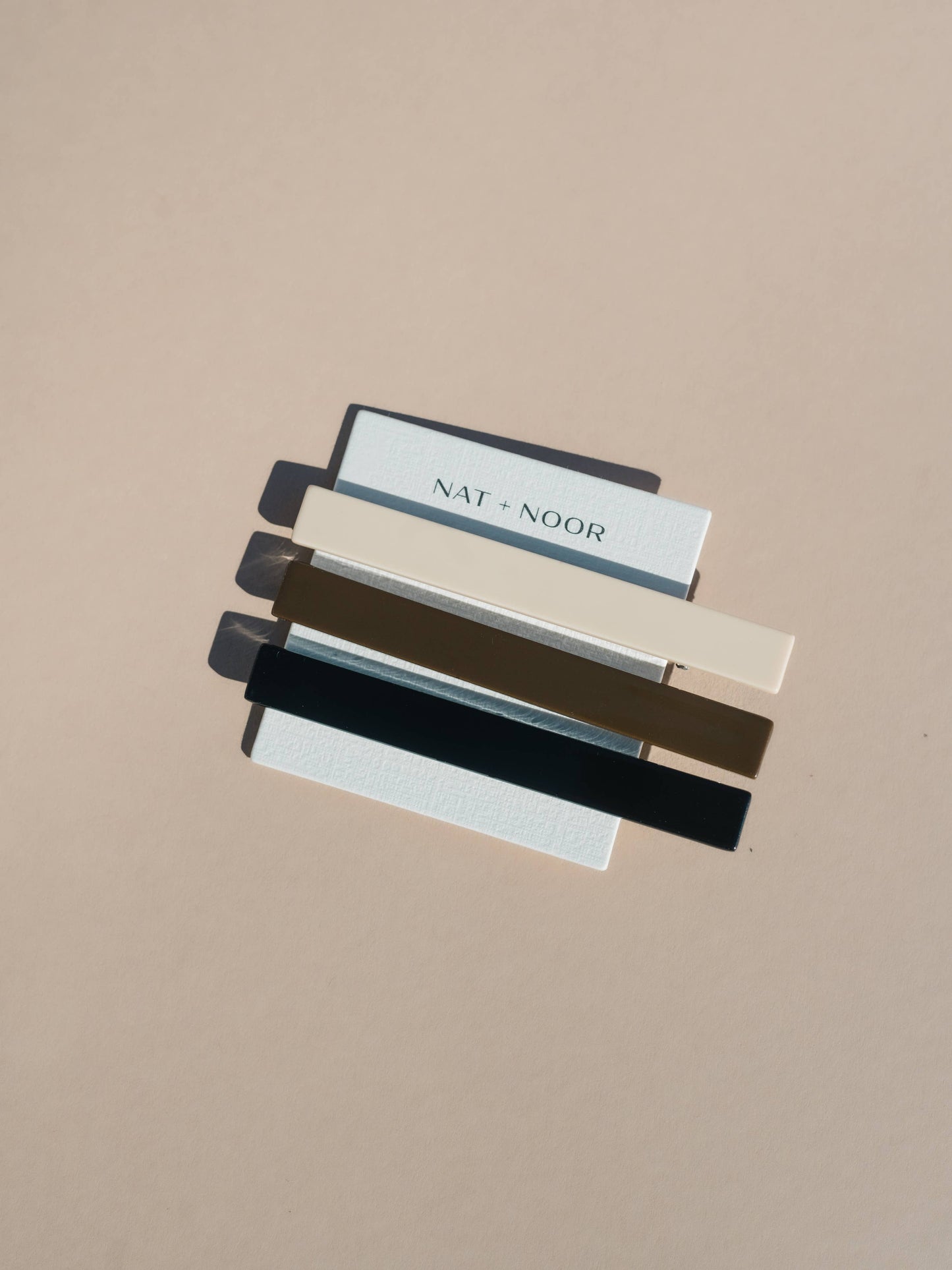 Nat + Noor • Evie Hair Clips • Neutral Tones