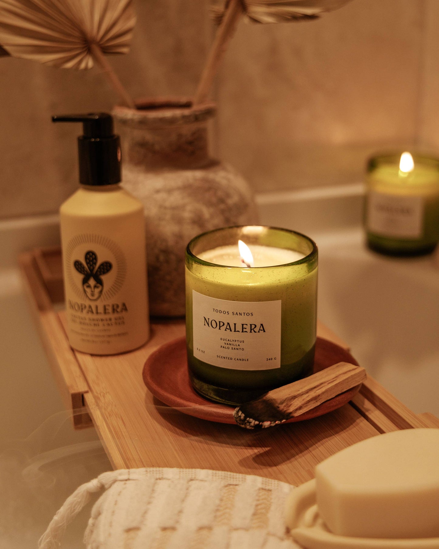 Nopalera • Todos Santos Candle • Eucalyptus Vanilla Palo Santo