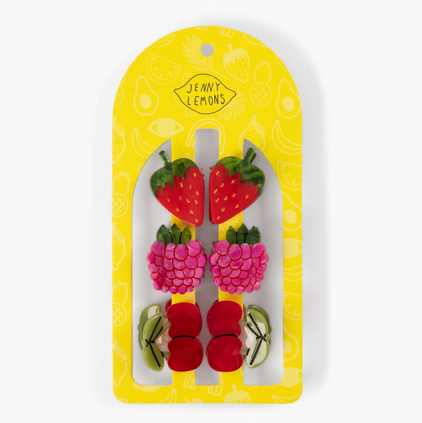 Jenny Lemons • Micro Hair Claw Clip Set • Berry Basket