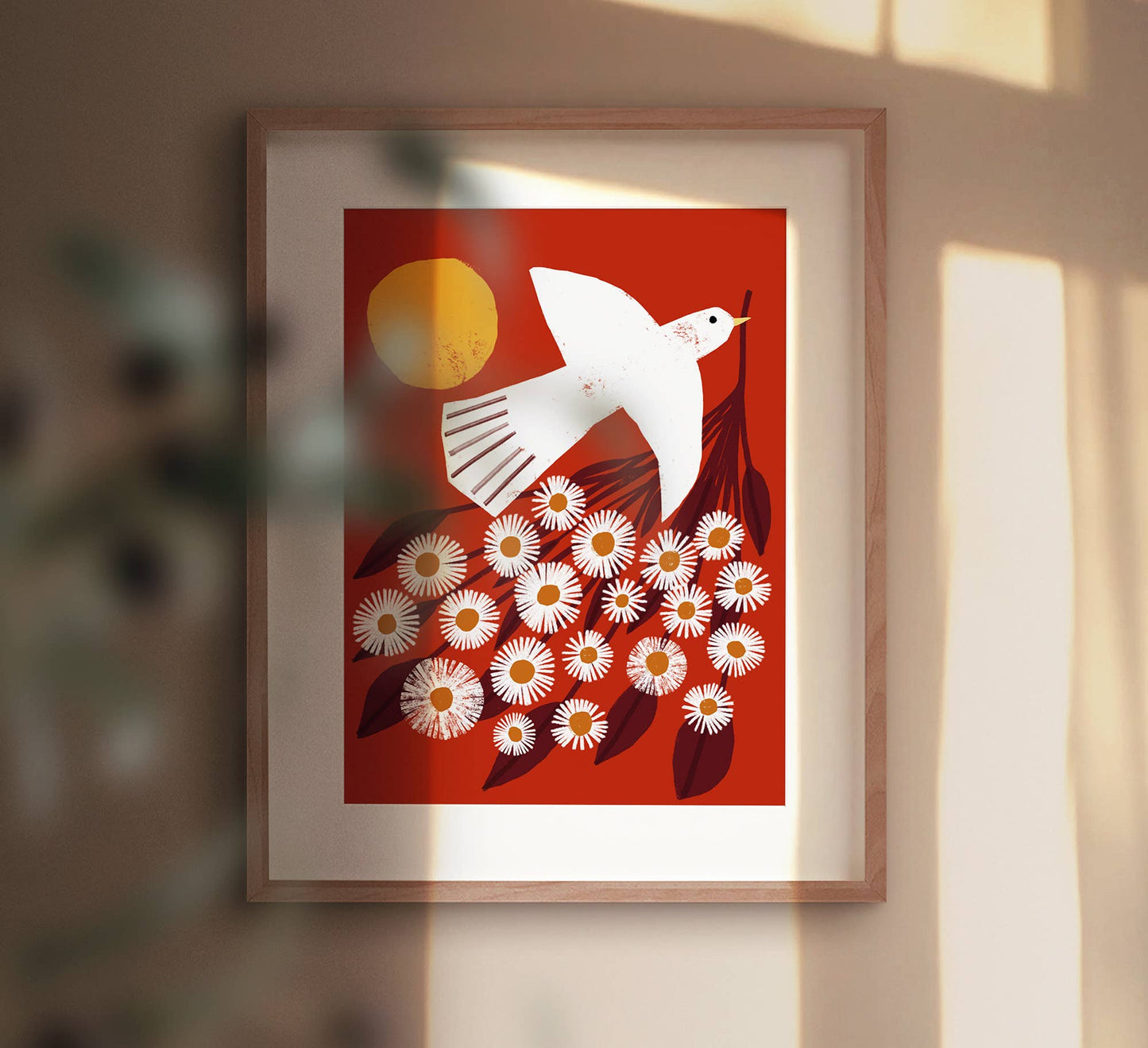 Anisa Makhoul • Art Print • Red Dove