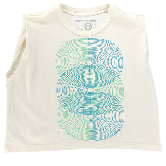 Double S Curve • Muscle Tee • Off White