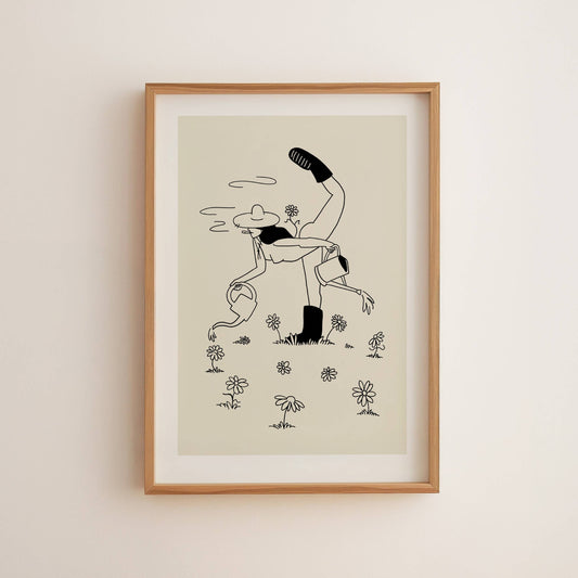 Gardening • Art Print • Pick Your Size