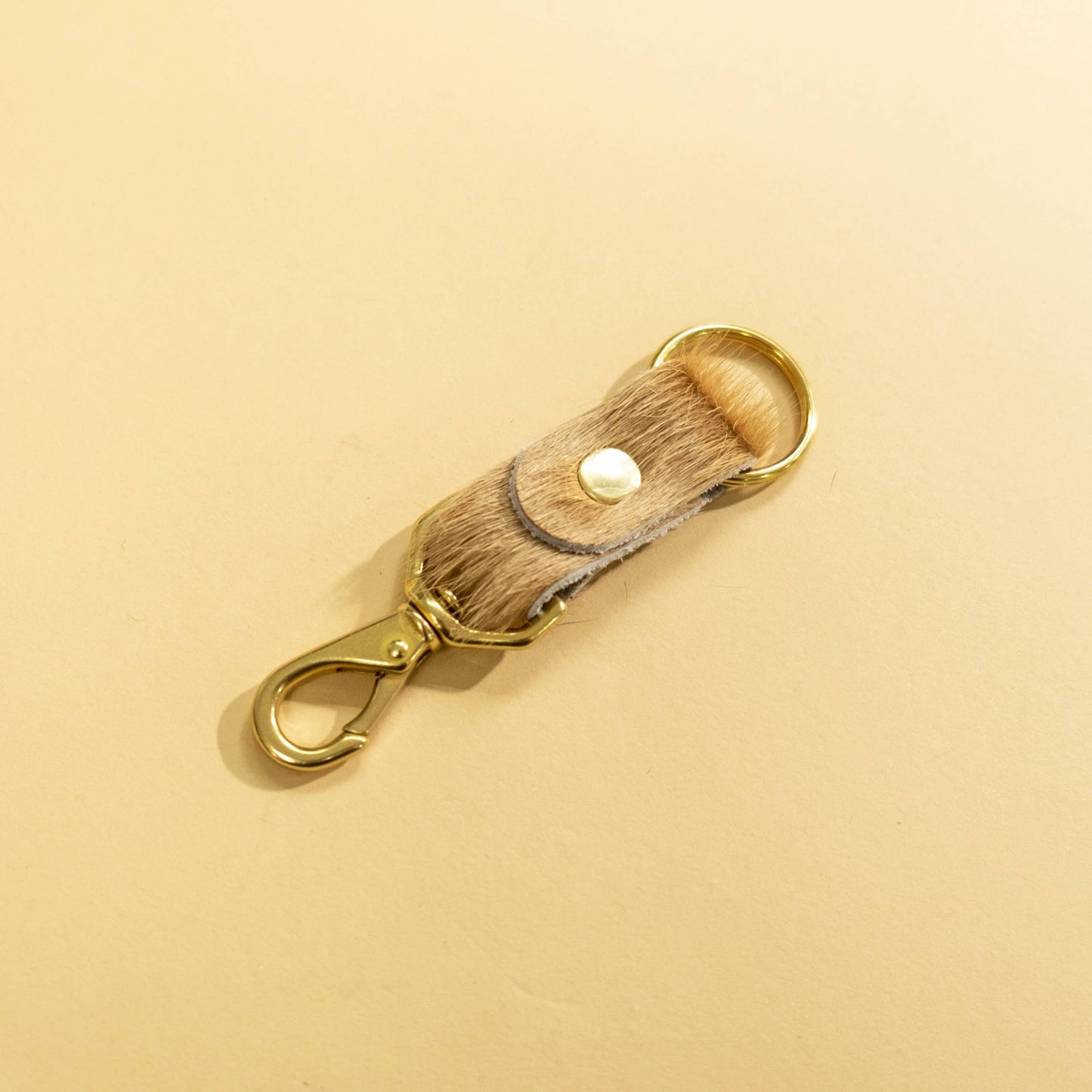 Leather Keychain Hook • Pick Your Color