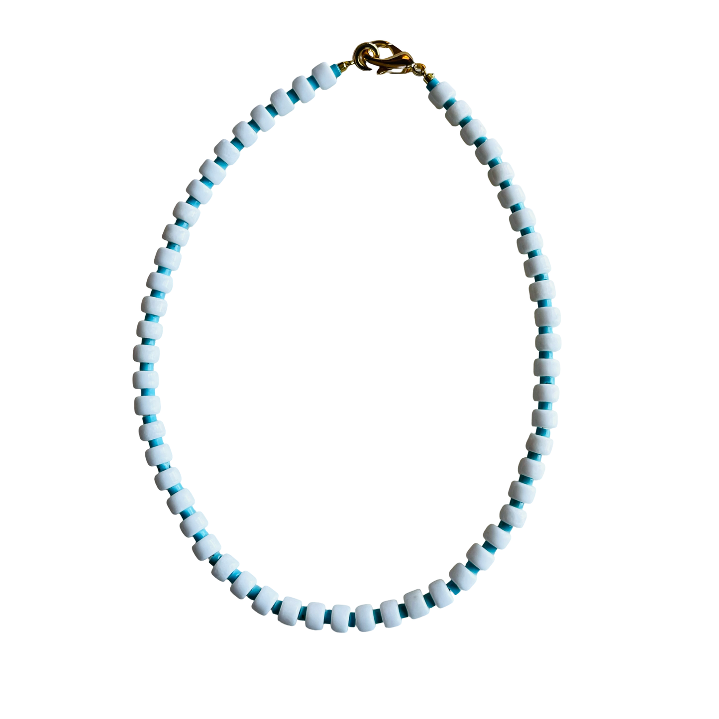 Cabana Gemstone Necklace • White