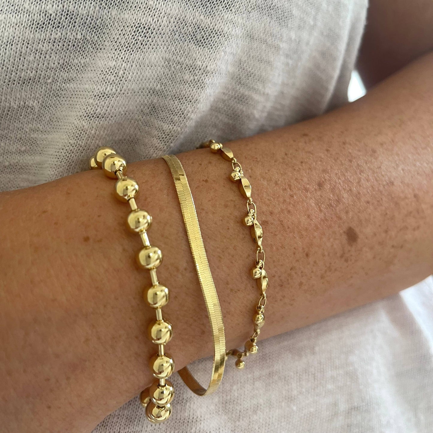 Aviva Chain Bracelet • 14K Gold Fill