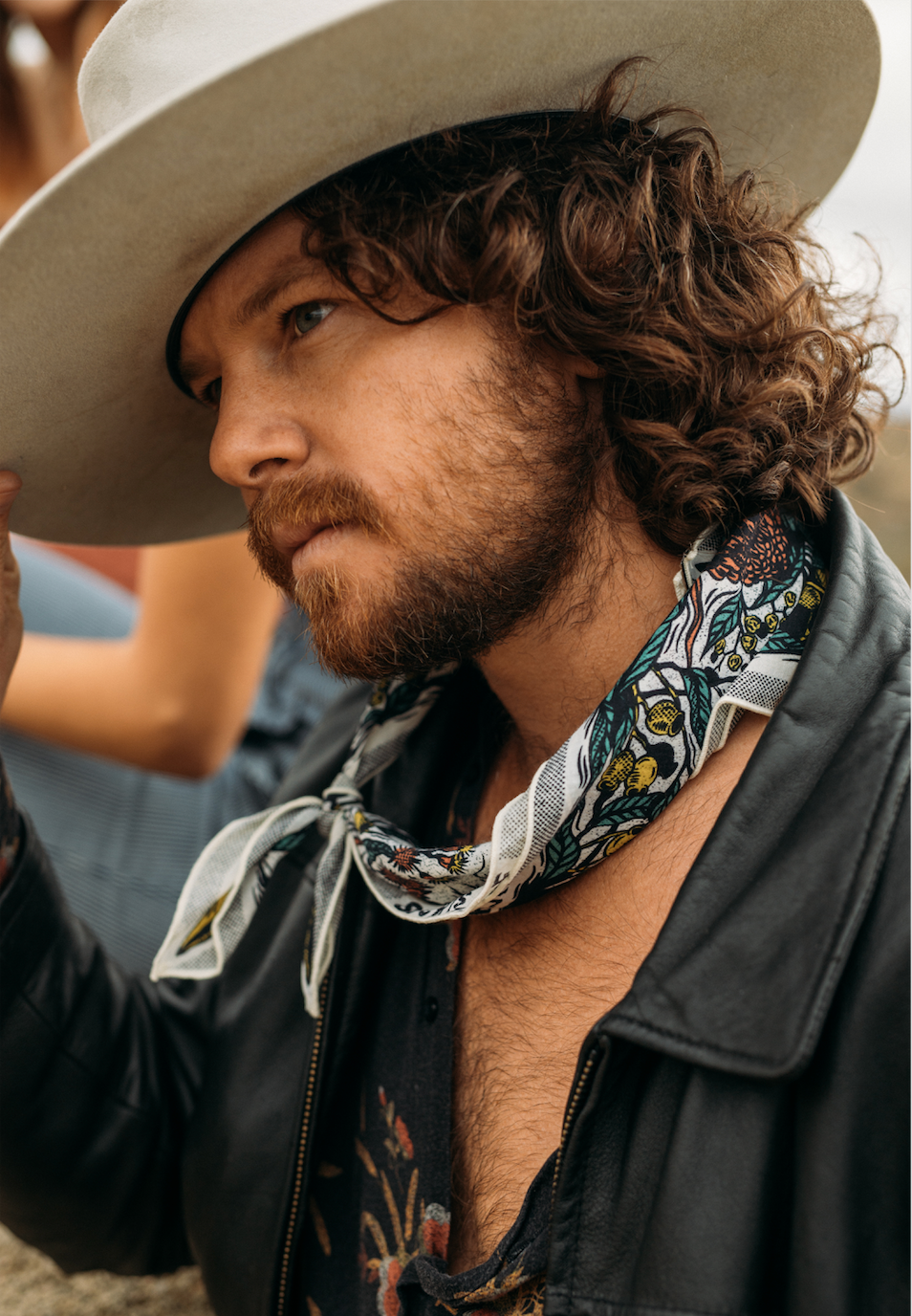 Organic Cotton Bandana • Such Is Life • Teal White