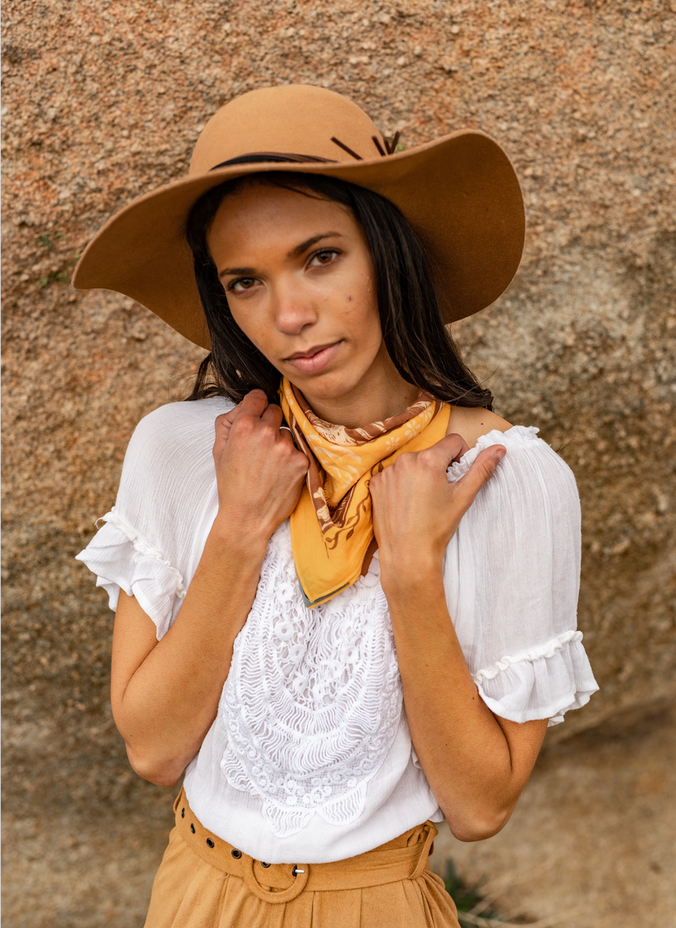 Organic Cotton Bandana • Free Spirit • Yellow