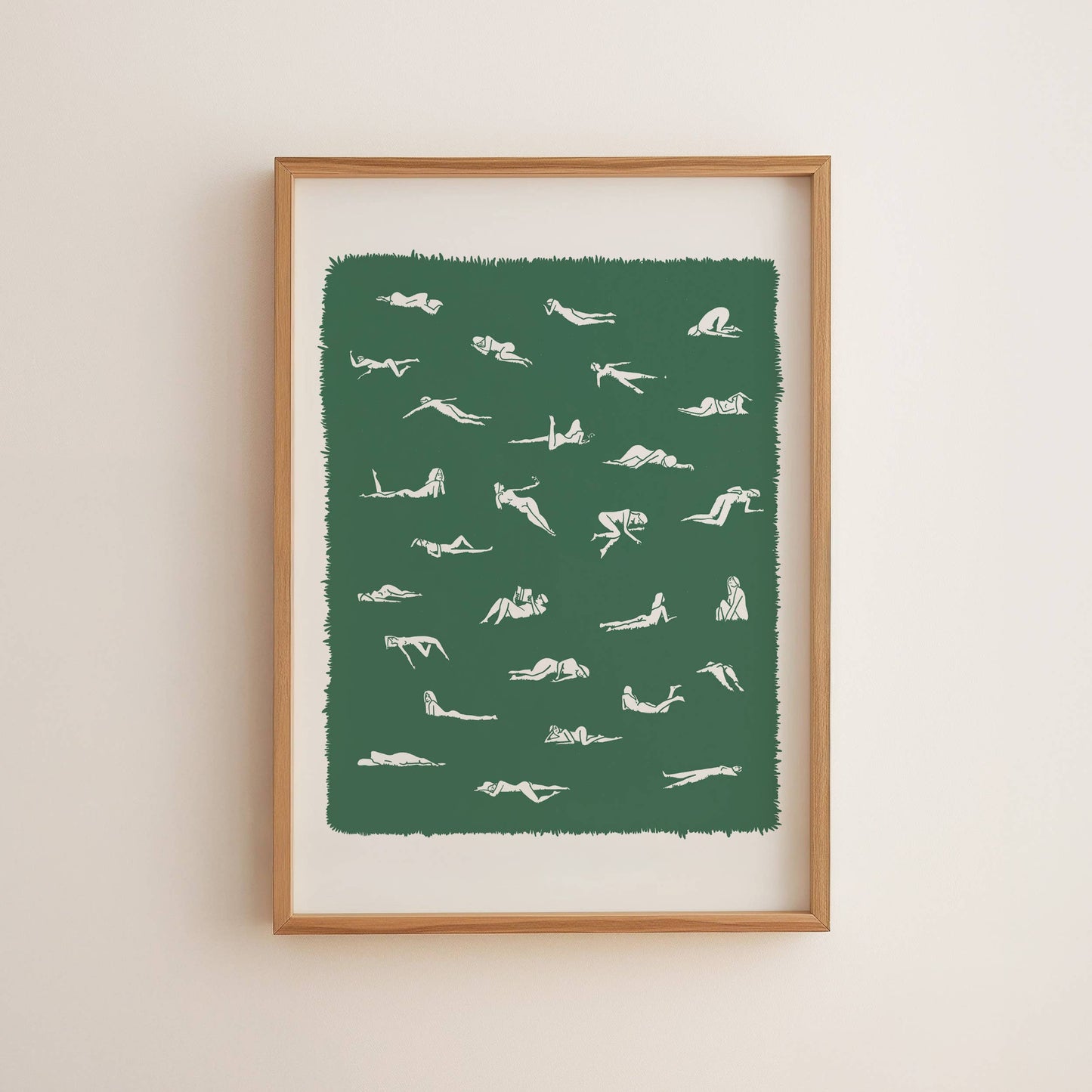 Ways To Lay In The Grass • Art Print 11x14