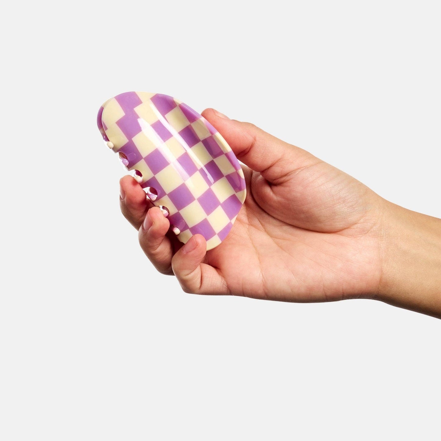 Chunks • Checker Claw • Lavender + Cream