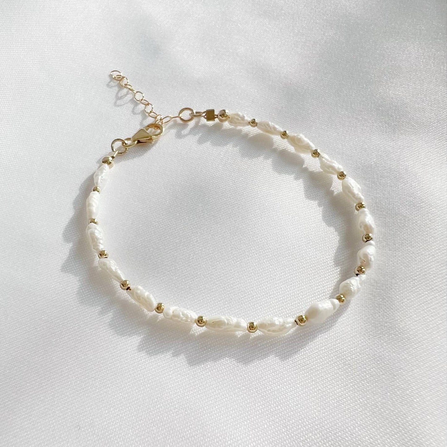 Stone Harbor Pearl Bracelet  • Gold Filled