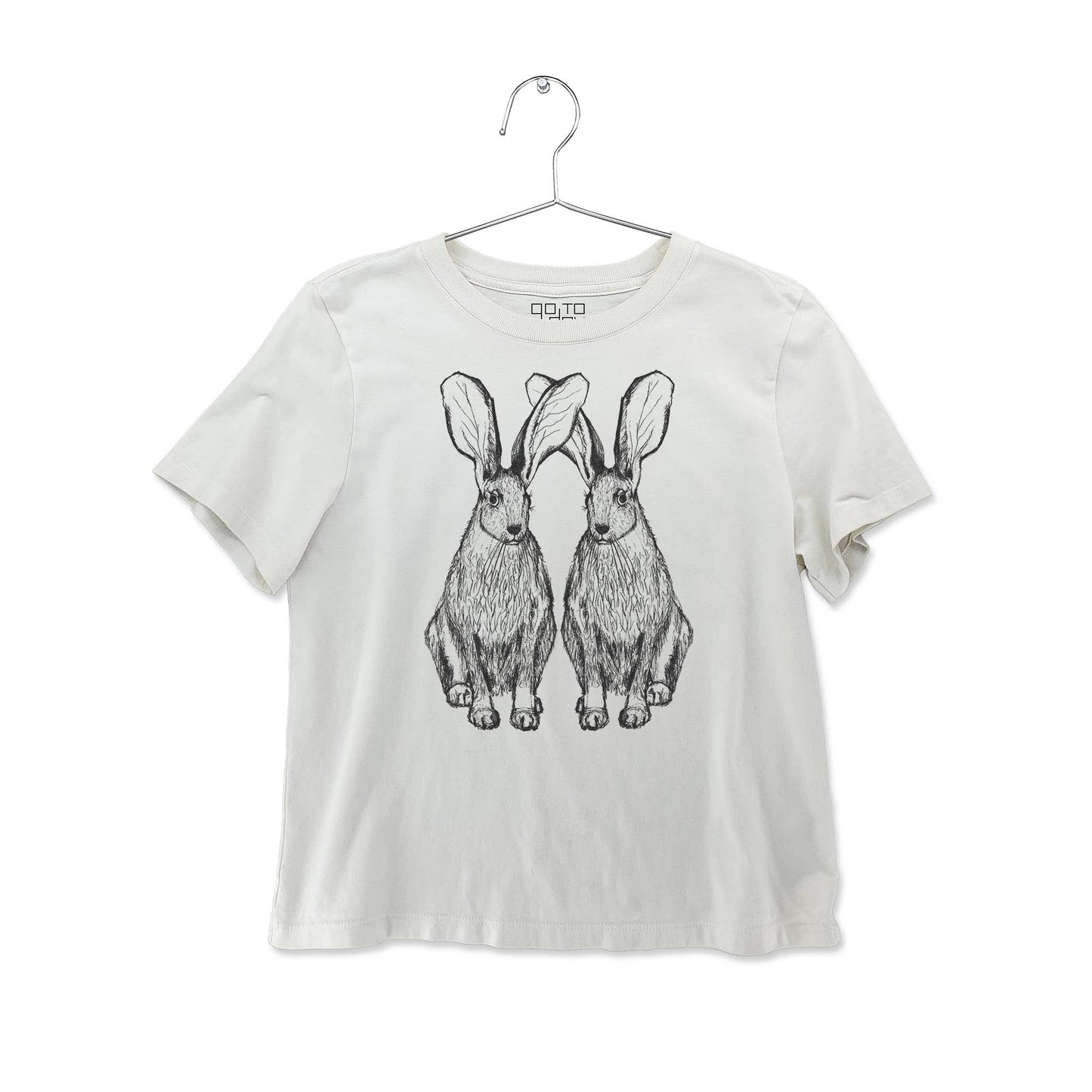 Go To Devil • Yayoi Heavyweight Tee • Hares • Off White
