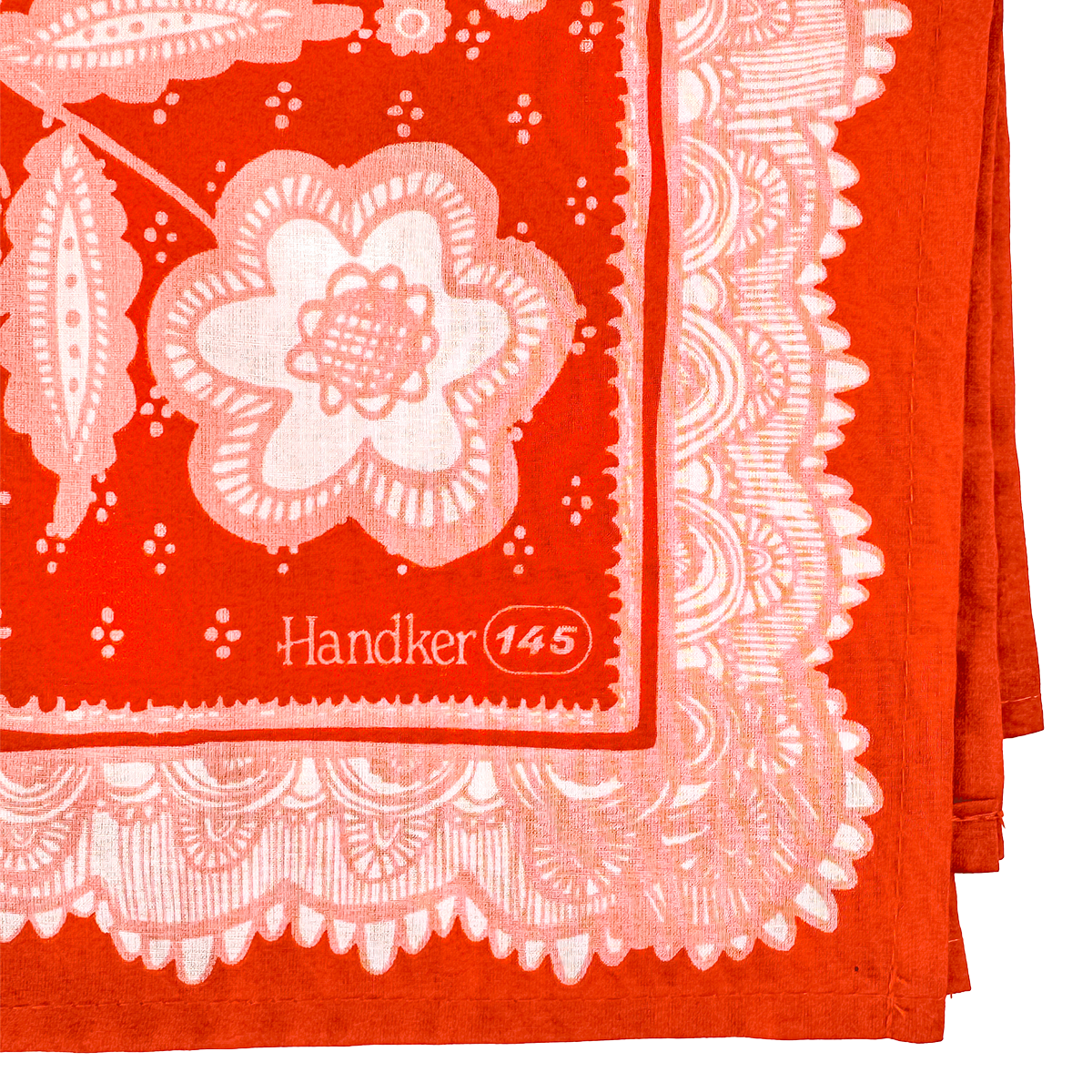 Cotton Bandana Lacey No. 145 Persimmon