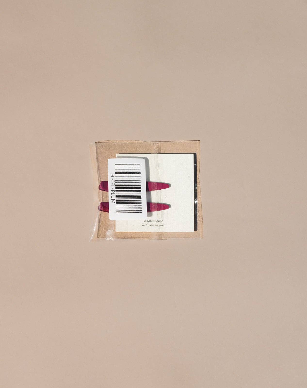 Nat + Noor • Celine Hair Clips • Plum