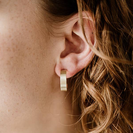 Common Form • Cigar Slim Hoops • Brass