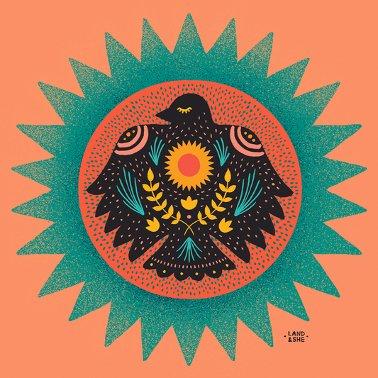 Land & She • Soaring • Art Print 8x8