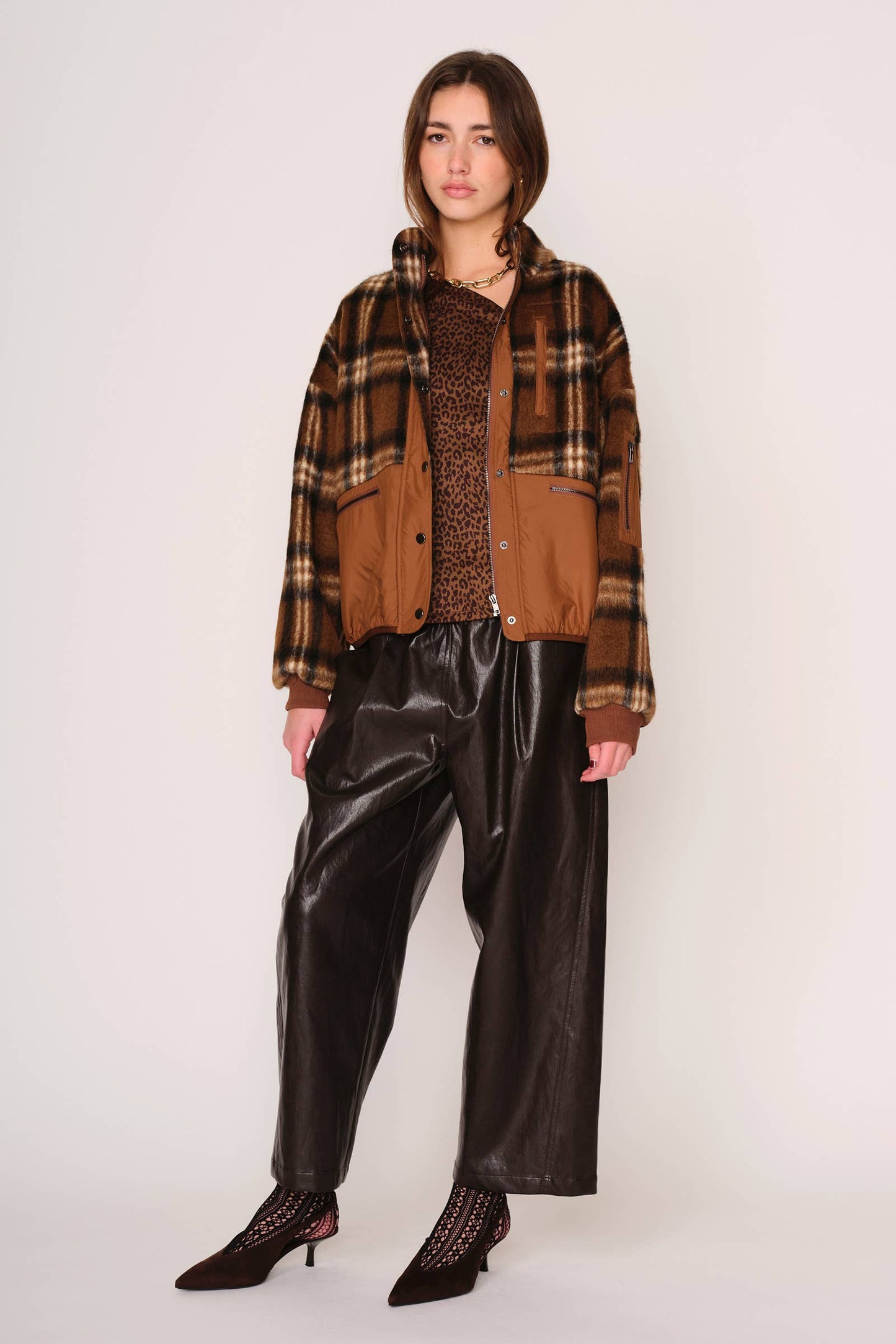 D. Ra • Wool Blend Lucien Jacket • Toffee