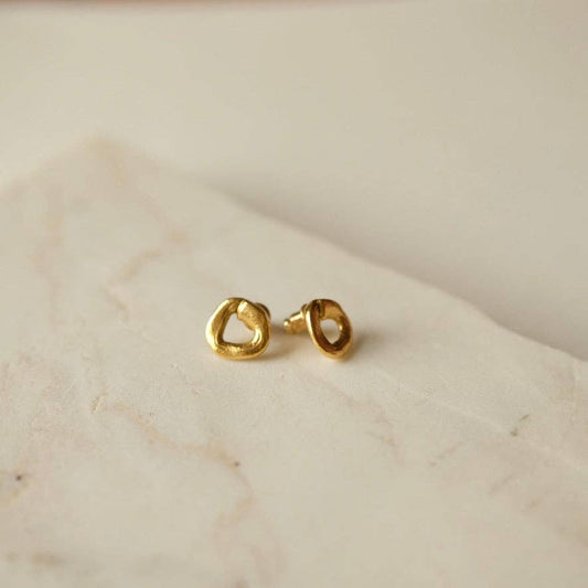 Tilly Doro • Cycles Stud Earrings • Gold