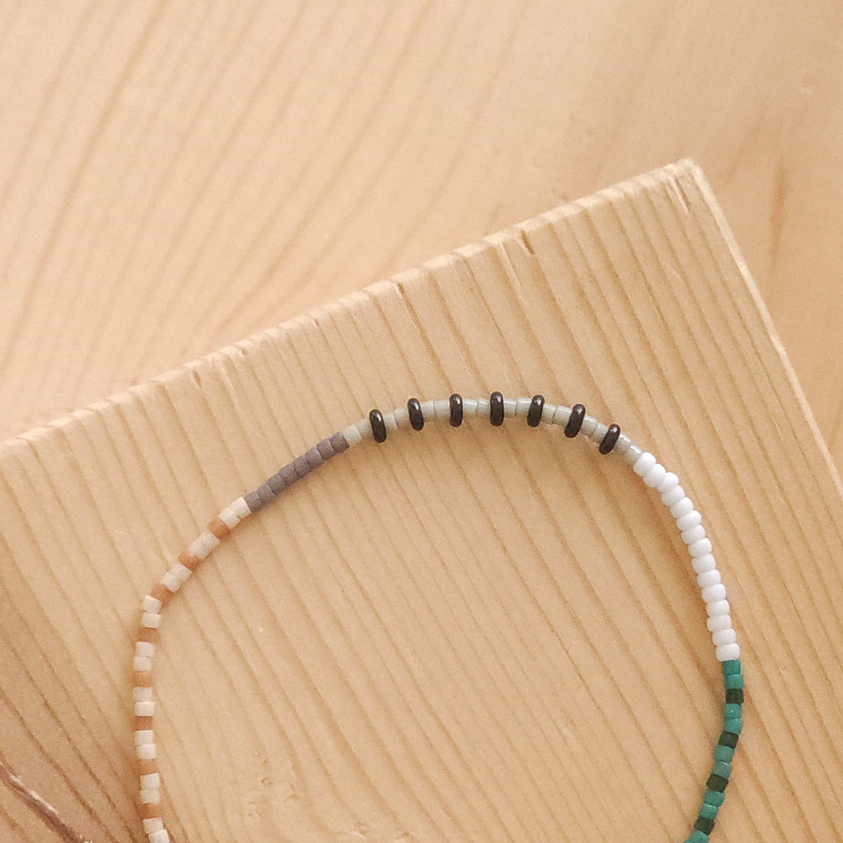 Adjustable Beaded Bracelet No. 111 • Multi-Color