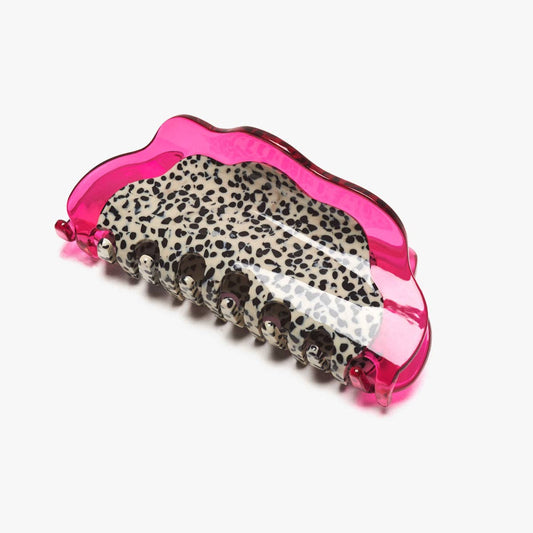 Dragon Fruit Hair Claw Speckled Pink