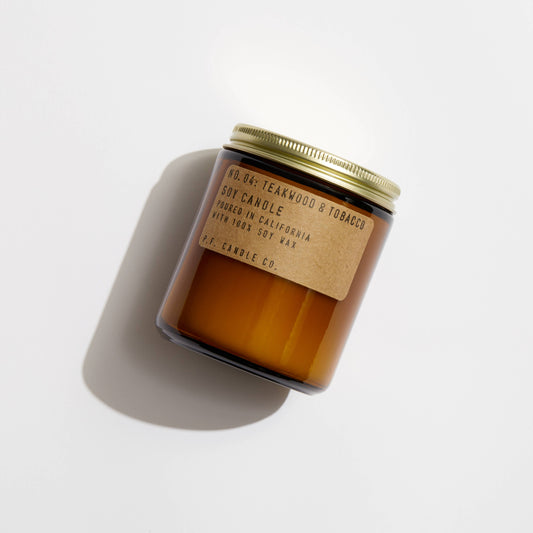 P.F. Candles • Teakwood & Tobacco