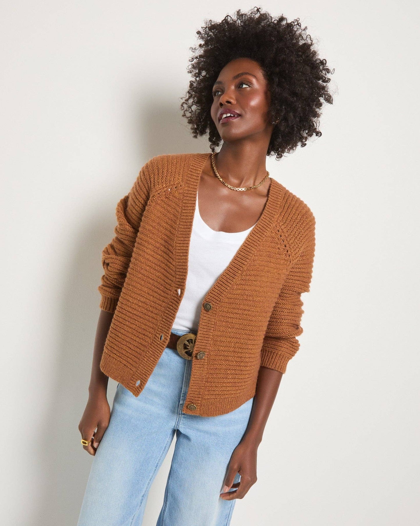 Meadow Cardigan • Sea Grass