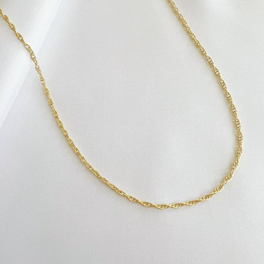 West Coast Rope Chain Necklace • Gold Filled