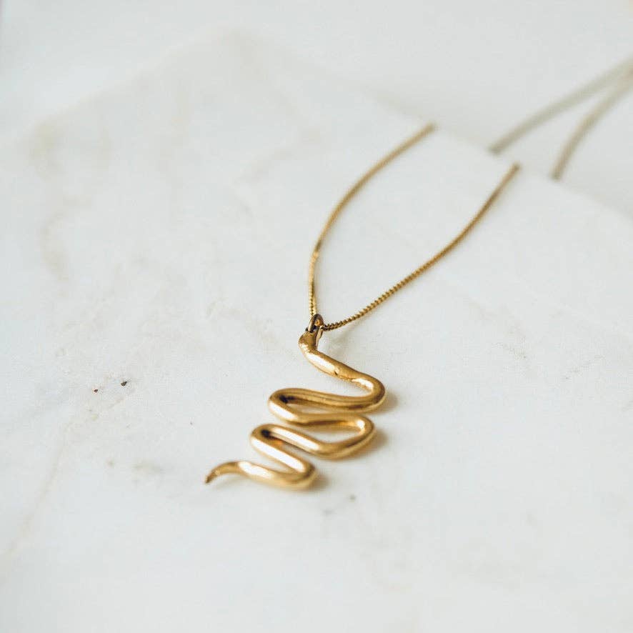 Tilly Doro • Serpent Necklace • Gold