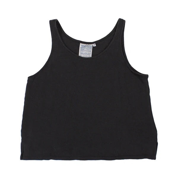 Jungmaven • Sophie 100% Hemp Cropped Tank • Black