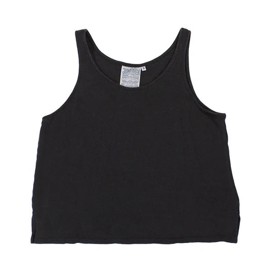 Jungmaven • Sophie 100% Hemp Cropped Tank • Black