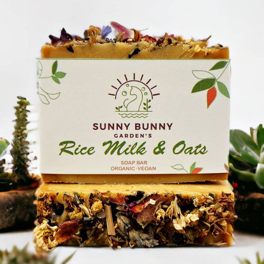 Organic Rice Milk Turmeric Soap - Vegan Skincare Bar