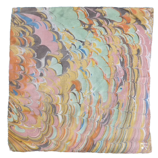 Hand Marbled Silk Bandana • Panic at the Disco